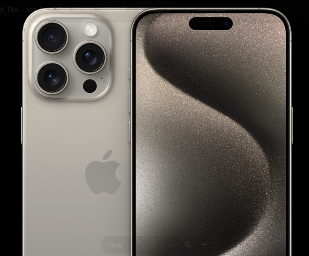 iPhone 15 Pro Max sở hữu viền màn hình siêu mỏng cho trải nghiệm hiển thị tràn viền đỉnh cao